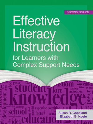 cover image of Effective Literacy Instruction for Learners with Complex Support Needs